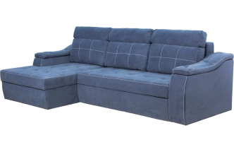 Диван угловой Бруно, MONAKO-A 13, Белая, Левый