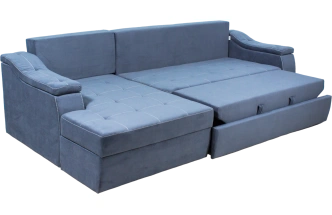 Диван угловой Бруно, MONAKO-A 13, Белая, Левый